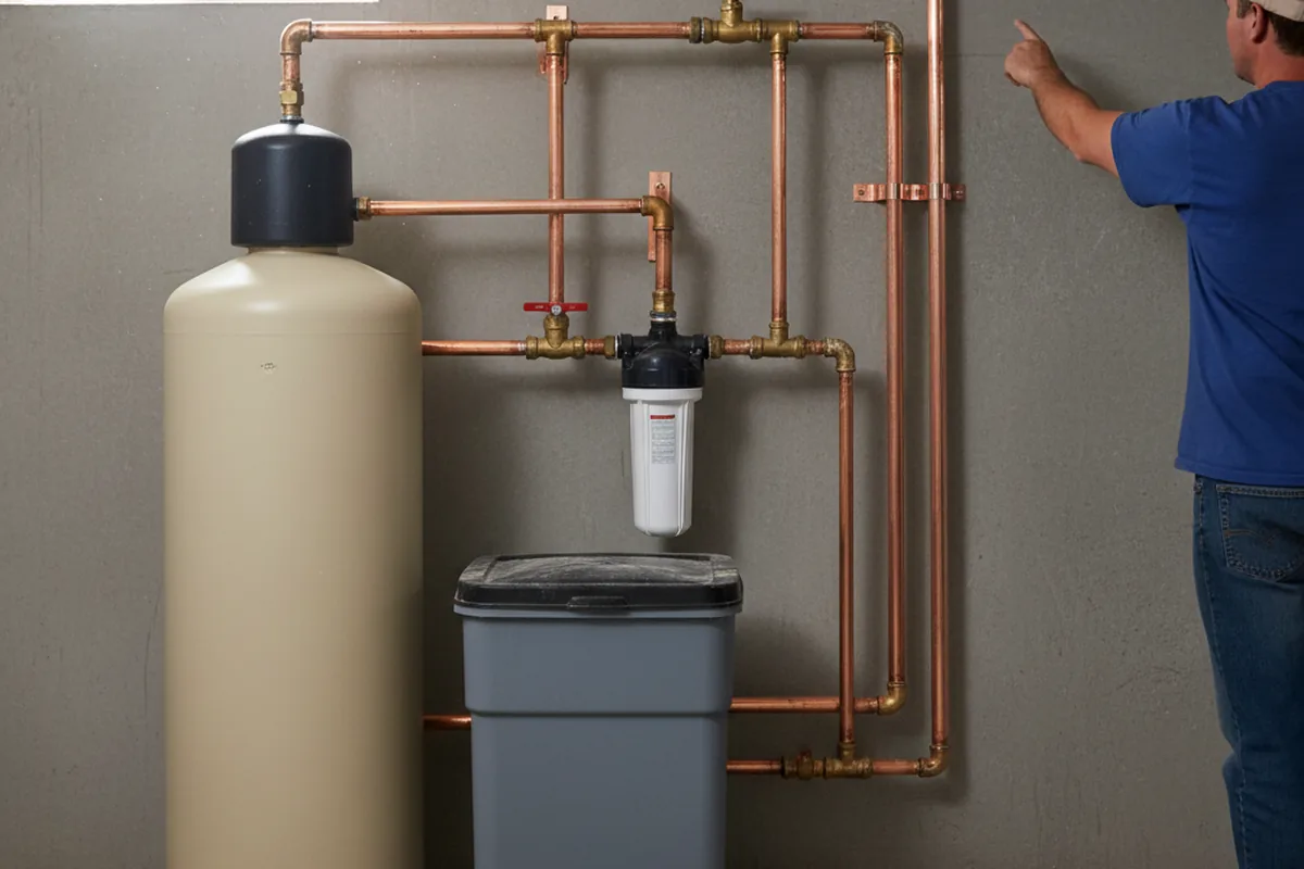 Whole-house water treatment system installed in Cedar Lake